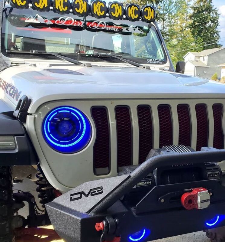 Oracle Oculus Bi-LED Projector Headlights for Jeep JL/Gladiator JT - w/ BC1 Controller SEE WARRANTY-tuningsupply.com