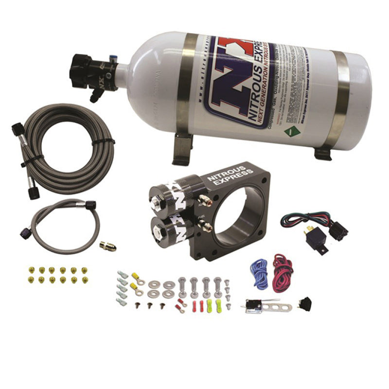 

Nitrous Express 20955-10 - NEX20955-10 - Nitrous Express 86-93 Ford Mustang GT 5.0L (Pushrod) Nitrous Plate Kit w/10lb Bottle - Shipped in Europe - Tuningsupply.com
