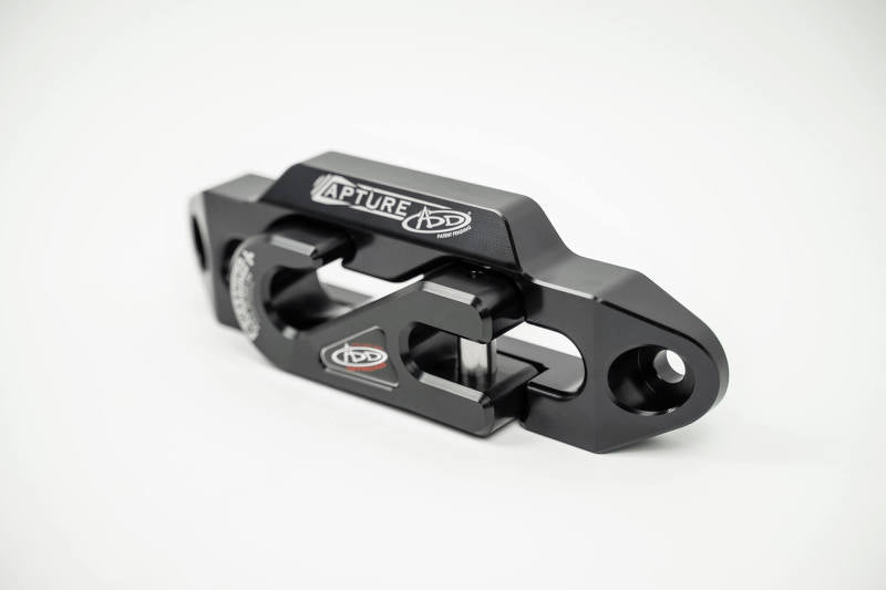 Addictive Desert Designs 1-5/16in Winch Fairlead Plate w/ Recessed Round End Hook - Black-tuningsupply.com