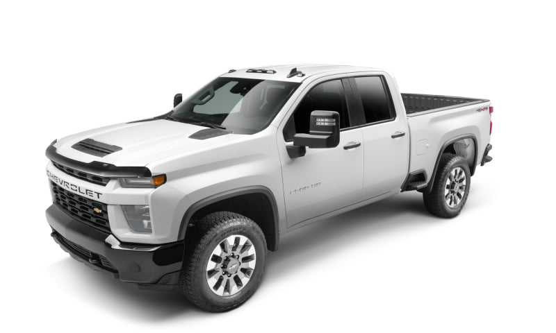 AVS 20-22 Chevrolet Silverado 2500 / 3500 HD Bugflector II High Profile Hood Shield - Smoke-tuningsupply.com