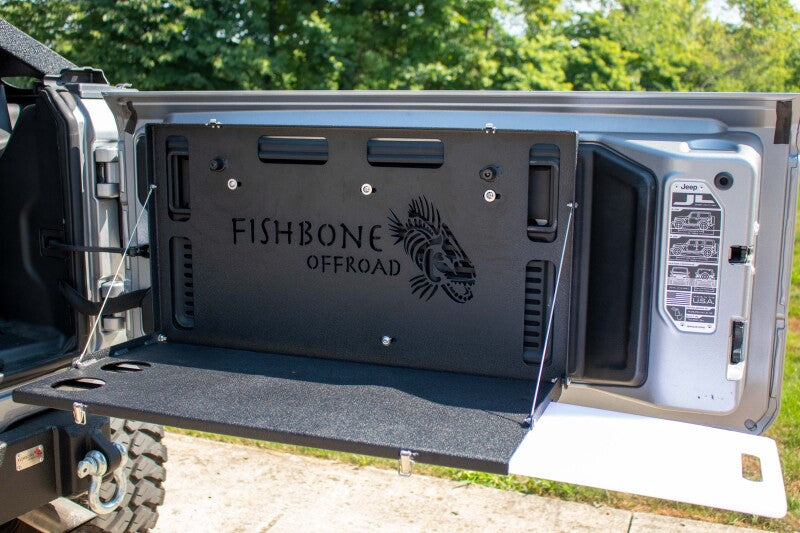 

Fishbone Offroad FB25220 - FBOFB25220 - Fishbone Offroad 2018+ Jeep Wrangler JL Tailgate Table - Shipped in Europe - Tuningsupply.com
