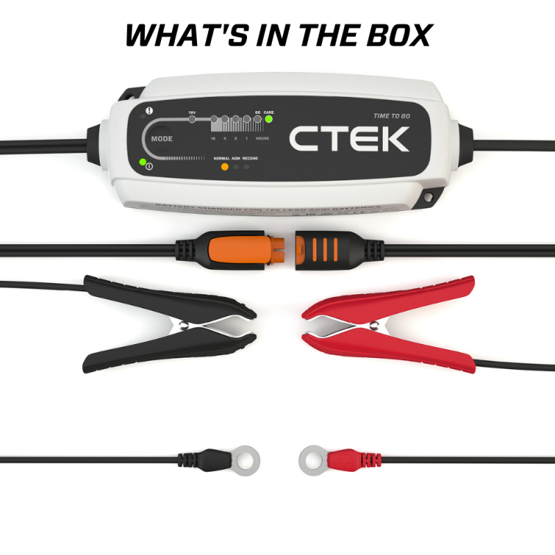 CTEK Battery Charger - CT5 Time To Go - 4.3A-tuningsupply.com