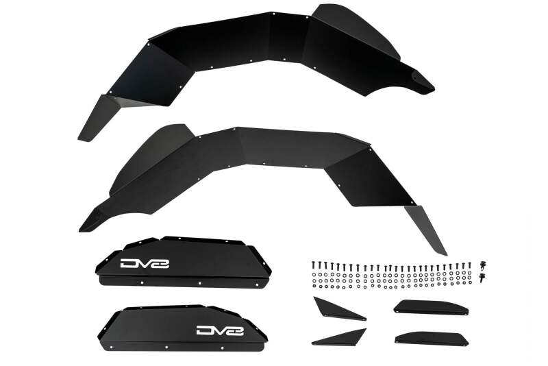 

DV8 Offroad INFEND-07RB - DVEINFEND-07RB - DV8 Offroad 20-24 Jeep Gladiator JT Rear Inner Fender Liners - Satin Black - Shipped in Europe - Tuningsupply.com
