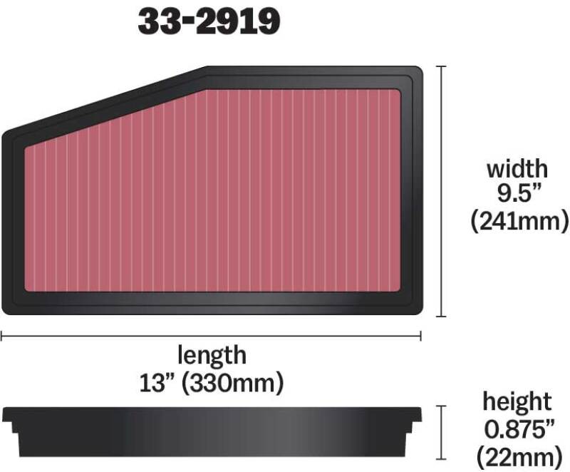 

K&N Engineering 33-2919 - KNN33-2919 - K&N 06 Holden Commodore VE Drop In Air Filter - Shipped in Europe - Tuningsupply.com

