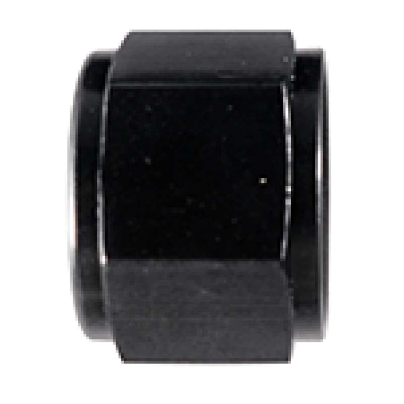 Fragola -12AN Aluminum Flare Cap - Black-tuningsupply.com