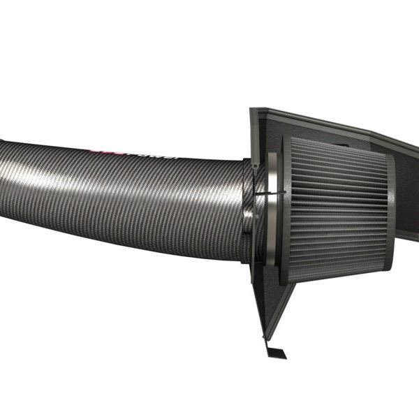 aFe POWER Magnum FORCE Carbon Fiber Stage 2 Track Series Pro Dry S CAIS - 11-18 Dodge Challenger V8-tuningsupply.com