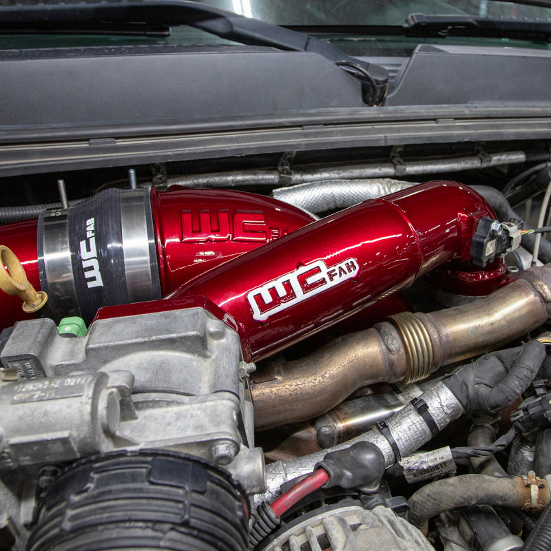 

Wehrli WCF100328-GB - WCFWCF100328-GB - Wehrli 2011-2016 LML Duramax Passenger Side Upper Crossover Intercooler Pipe Kit Gloss Black - Shipped in Europe - Tuningsupply.com
