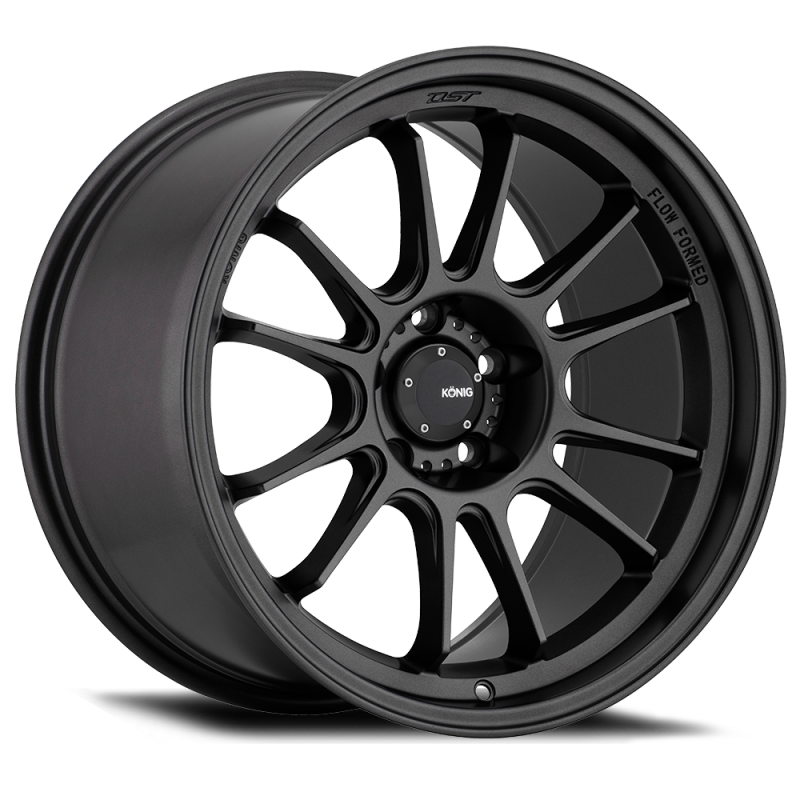 Konig Hypergram 18x10.5 5x114.3 ET25 Matte Black-tuningsupply.com