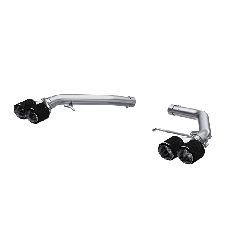 MBRP 14-17 Audi SQ5 3.0T Dual Rear Exit Axle Back w/ Quad Carbon Fiber Tips - T304-tuningsupply.com