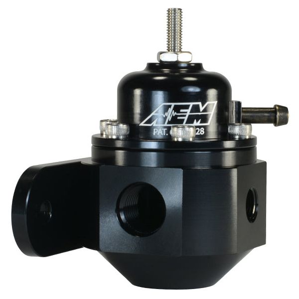 AEM Universal Black Adjustable Fuel Pressure Regulator-tuningsupply.com