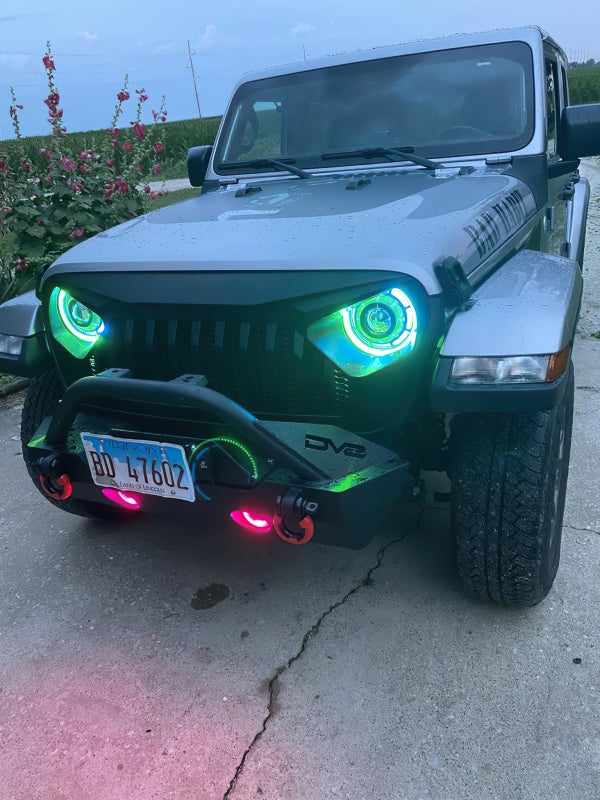 Oracle Oculus Bi-LED Projector Headlights for Jeep JL/Gladiator JT - w/ Simple Cntrl SEE WARRANTY-tuningsupply.com