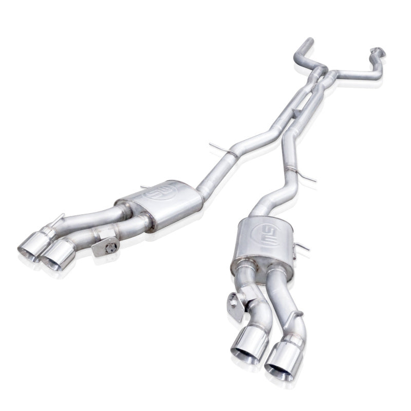 

Stainless Works CTSV16CB - SSWCTSV16CB - Stainless Works 2016-18 Cadillac CTS-V Sedan Catback System Resonated X-Pipe Dual-Mode Mufflers - Shipped in Europe - Tuningsupply.com

