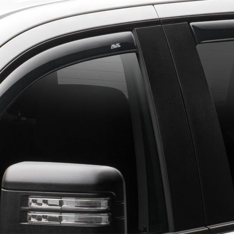 AVS 2019 Chevrolet Silverado 1500 Crew Cab Pickup Ventvisor In-Channel 4pc - Smoke-tuningsupply.com