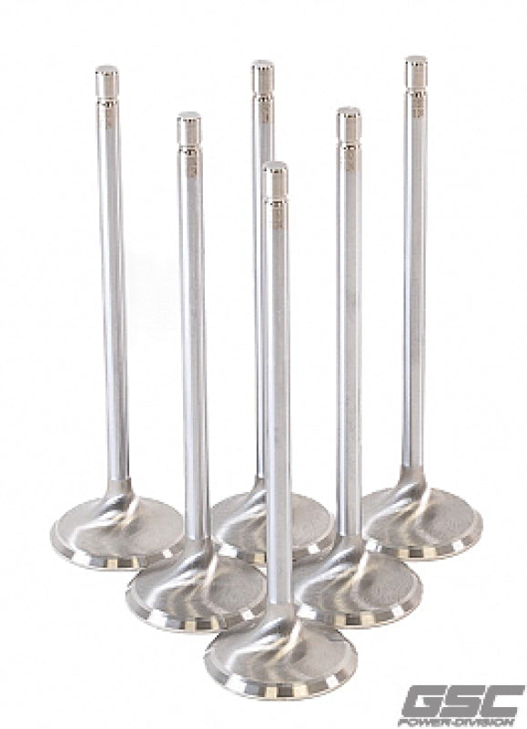 GSC P-D Toyota G16E-GTS 32.8mm Head (STD) Chrome Polished Intake Valves - Set of 6-tuningsupply.com