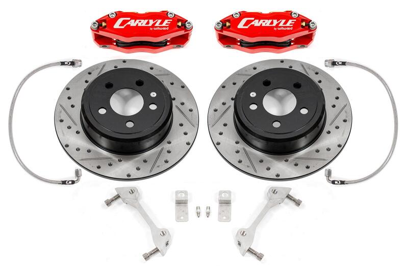 BMR 08-23 Dodge Challenger Brake Kit For 15in Conversion Red Calipers Non-Demon/Redeye-tuningsupply.com