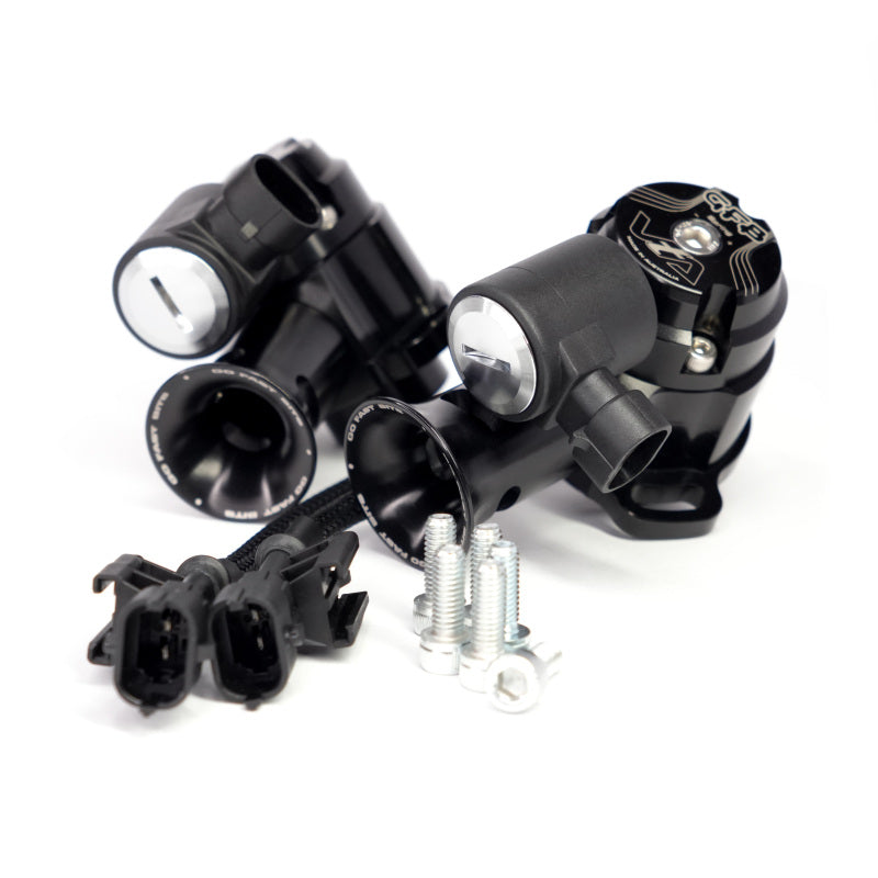 

Go Fast Bits T9416-2 - GFBT9416-2 - GFB Alfa Romeo Giulia/Stelvio Quadrifoglio Twin Turbo Whistling Trumpet VTA BOV - Shipped in Europe - Tuningsupply.com
