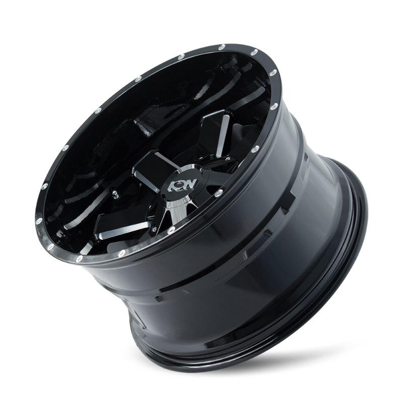 ION Type 141 17x9 / 6x135 BP / 18mm Offset / 106mm Hub Gloss Black Milled Wheel-tuningsupply.com