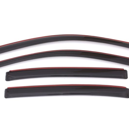 AVS 13-17 Honda Accord Ventvisor In-Channel Front & Rear Window Deflectors 4pc - Smoke-tuningsupply.com