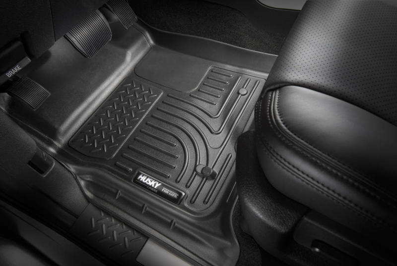 Husky Liners Weatherbeater 2016 Ford Focus RS Front & 2nd Seat Floor Liners - Black-tuningsupply.com