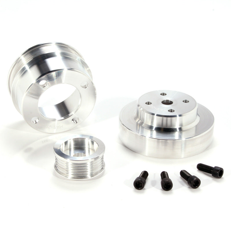 

BBK 1553 - BBK1553 - BBK 86-93 Mustang 5.0 Underdrive Pulley Kit - Lightweight CNC Billet Aluminum (3pc) - Shipped in Europe - Tuningsupply.com
