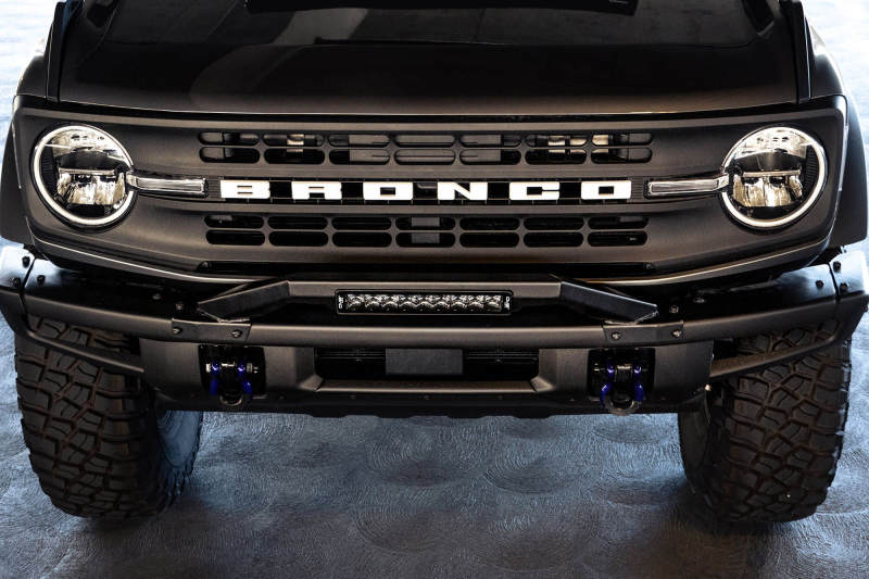 DV8 Offroad 21-22 Ford Bronco Factory Modular Front Bumper Bull Bar-tuningsupply.com