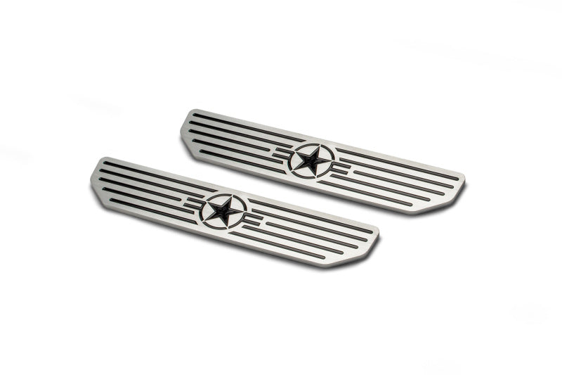 DV8 Offroad 2018-2019 Jeep Gladiator JL Front Sill Plates-tuningsupply.com