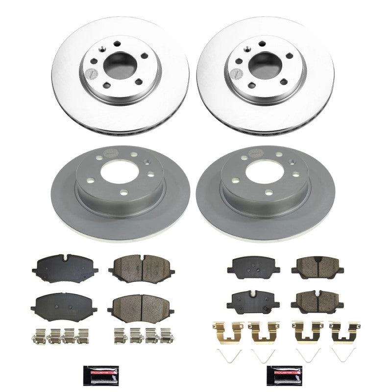 

PowerStop CRK8692 - PSBCRK8692 - Power Stop 21-22 Chevrolet Trailblazer Front & Rear Z17 Coated Brake Kit - Shipped in Europe - Tuningsupply.com
