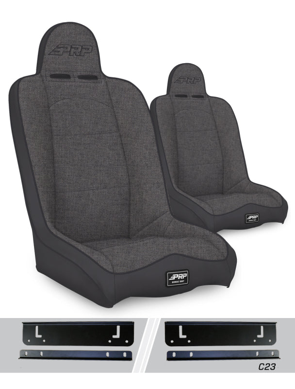 
    

PRP Seats A140110-C23-54 - PRPA140110-C23-54 - PRP Jeep Wrangler CJ7/YJ Daily Driver High Back Suspension Seats Kit (Pair) - Gray - Shipped in Europe - Tuningsupply.com

  
