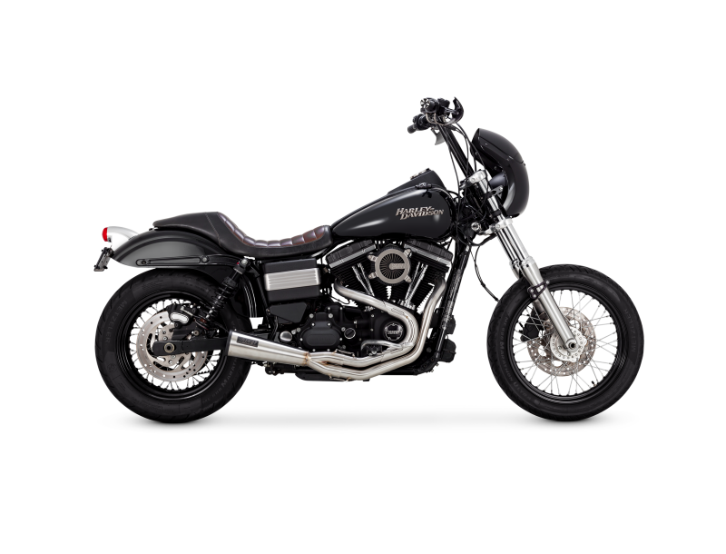 

Vance and Hines 27635 - VAH27635 - Vance & Hines HD Dyna 91-09 Upsweep SS 2-1 Full System Exhaust - Shipped in Europe - Tuningsupply.com
