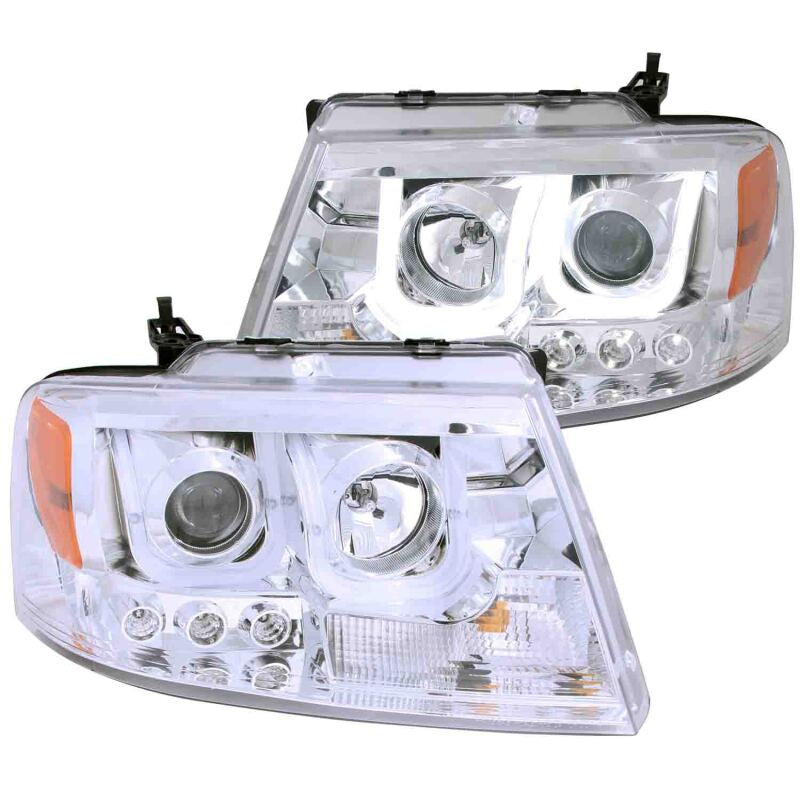 

ANZO 111287 - ANZ111287 - ANZO 2004-2008 Ford F-150 Projector Headlights w/ U-Bar Chrome - Shipped in Europe - Tuningsupply.com
