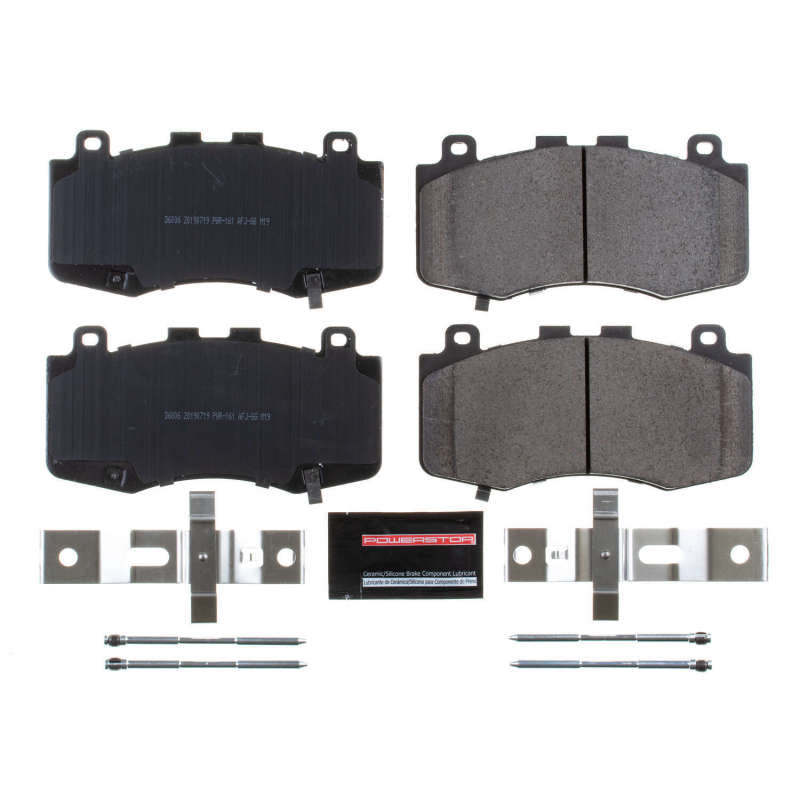 Power Stop 18-19 Jeep Grand Cherokee Front Z23 Evolution Sport Brake Pads w/Hardware-tuningsupply.com