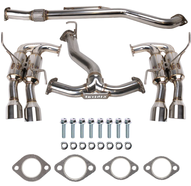 
  

Invidia  - INVHS22WRXGM4SS - Invidia 2022+ Subaru WRX Gemini Single Layer Quad Stainless Steel Tip Cat-Back Exhaust - Shipped in Europe - Tuningsupply.com

