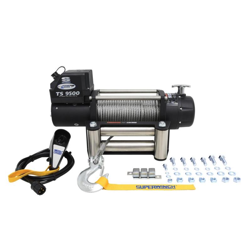 

Superwinch  - SUW1595200 - Superwinch 9500 LBS 12V DC 11/32in x 95ft Steel Rope Tiger Shark 9500 Winch - Shipped in Europe - Tuningsupply.com
