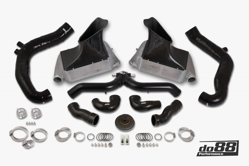 

do88 BIG-130SV-169 - DOBBIG-130SV-169 - do88 10-12 Porsche 911 Turbo/Turbo S (997.2) BigPack Intercooler Kit w/Black Pipe + Inlets - Shipped in Europe - Tuningsupply.com
