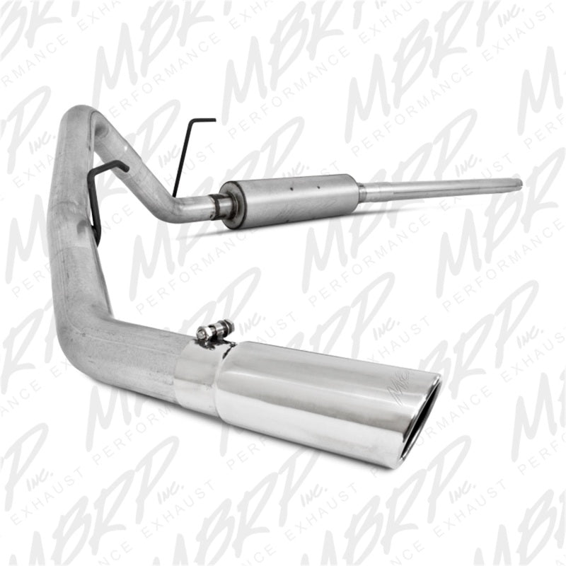 MBRP 2004-2008 Ford F150 EC/CC-SB Cat Back Single Side-tuningsupply.com