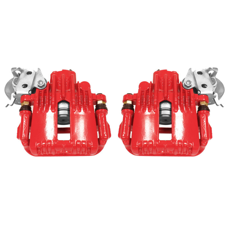 Power Stop 93-97 Chevrolet Camaro Rear Red Calipers w/Brackets - Pair-tuningsupply.com