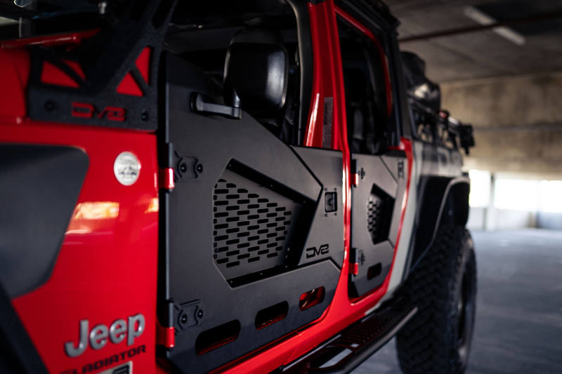 

DV8 Offroad  - DVEHDJL-02F - DV8 Offroad 18-22 Jeep Wrangler JL/JT Spec Series Half Doors - Front Set - Shipped in Europe - Tuningsupply.com
