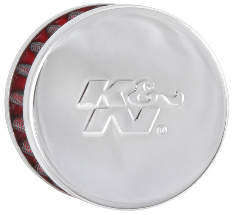 

K&N Engineering 62-1015 - KNN62-1015 - K&N Steel Base Chrome Top Crankcase Vent Filter 1/2in. Vent / 2in. OD / 1-1/2in. Height - Shipped in Europe - Tuningsupply.com
