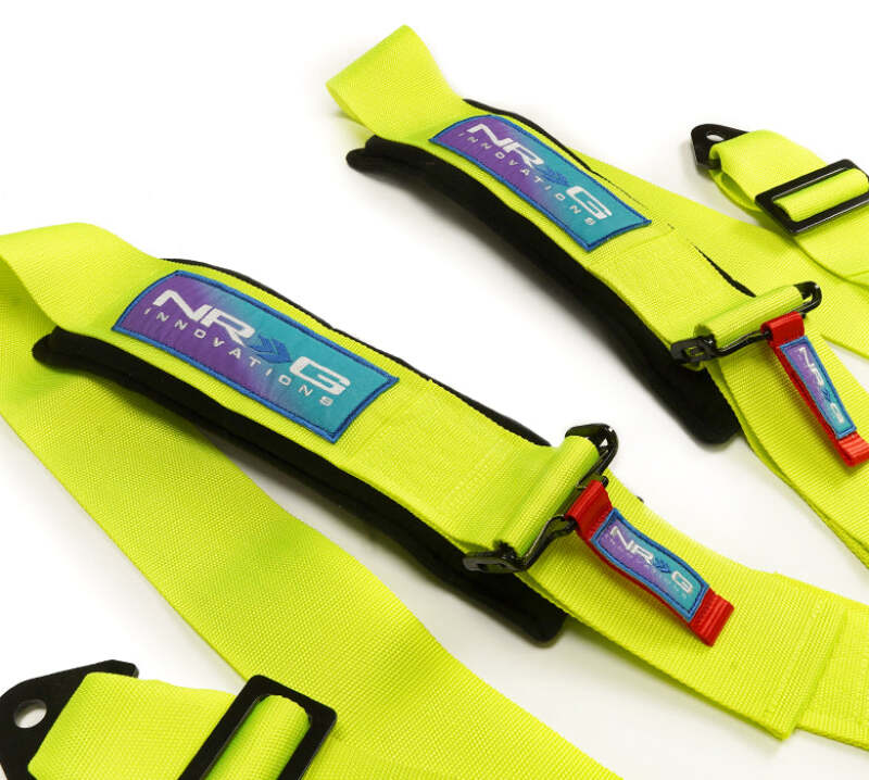 

NRG SBH-B6PCNG - NRGSBH-B6PCNG - NRG SFI 16.1 5Pt 3 Inch Seat Belt Harness with Pads / Cam Lock - Neon Green - Shipped in Europe - Tuningsupply.com
