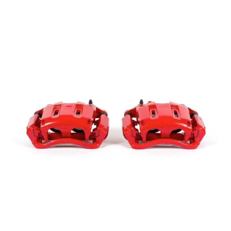 Power Stop 05-12 Ford F-350 Super Duty Front Red Calipers w/Brackets - Pair-tuningsupply.com