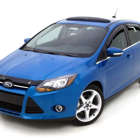 AVS 12-18 Ford Focus Ventvisor Outside Mount Window Deflectors 4pc - Smoke-tuningsupply.com