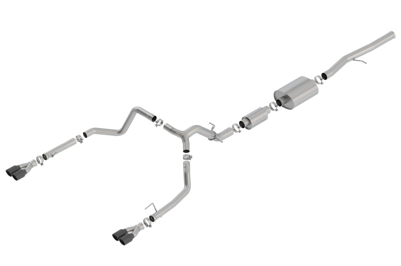 
  

Borla 140774BC - BOR140774BC - Borla 19 Chevrolet Silverado/GMC Sierra 1500 6.2L SS (S-Type) Catback Exhaust - Black Chrome Tips - Shipped in Europe - Tuningsupply.com

