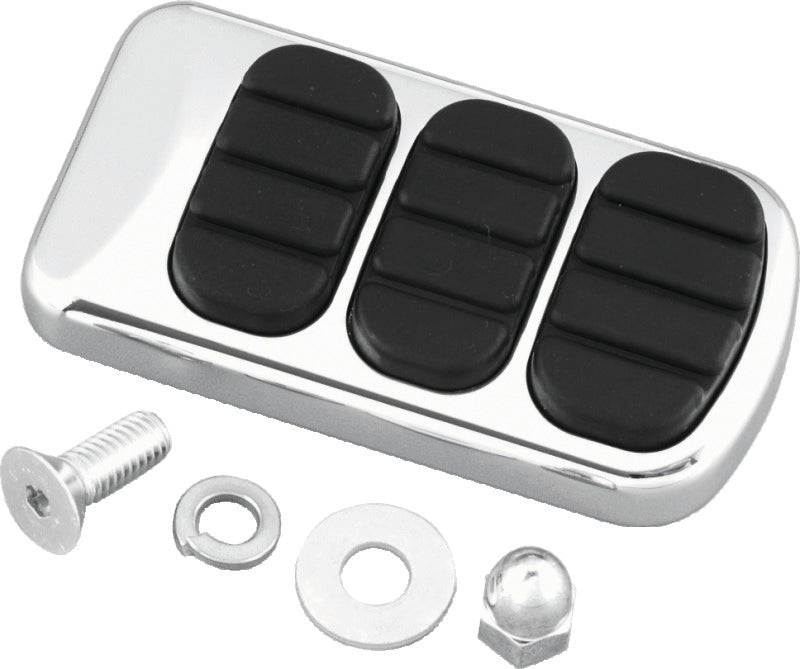 Kuryakyn ISO Standard Brake Pedal Pad Chrome-tuningsupply.com