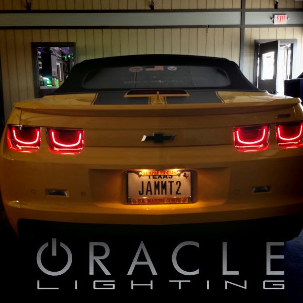 Oracle Chevy Camaro 10-13 Afterburner 2.0 Tail Light Halo Kit - Red SEE WARRANTY-tuningsupply.com