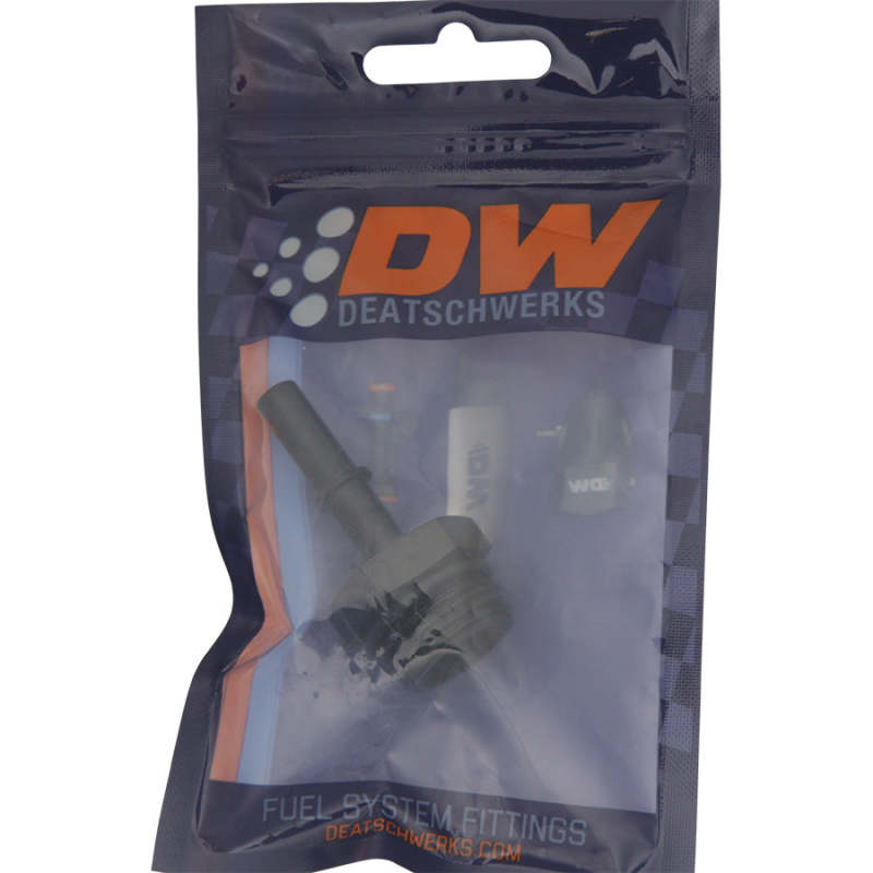 

DeatschWerks 6-02-0124-B - DWK6-02-0124-B - DeatschWerks 10AN ORB Male to 5/16in Male EFI Quick Connect Adapter - Anodized Matte Black - Shipped in Europe - Tuningsupply.com
