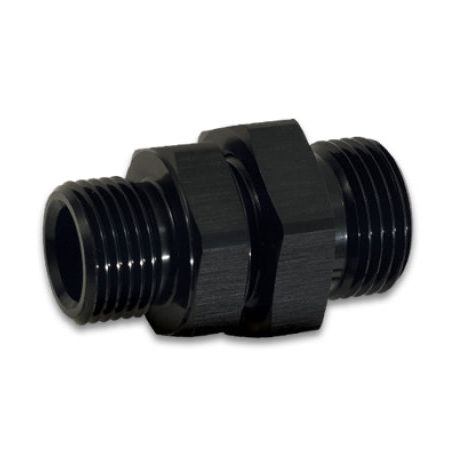 Vibrant -6 ORB Male to Male Union Adapter - Anodized Black-Fittings-Vibrant-VIB16980-SMINKpower Performance Parts