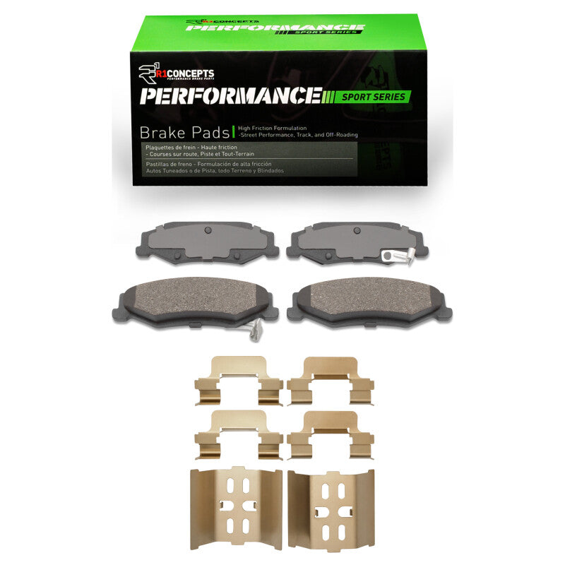 

R1 Concepts 2115-0732-01 - RNC2115-0732-01 - R1 97-13 Chevrolet Corvette Rear Performance Sport Pads & Hardware Kit - Shipped in Europe - Tuningsupply.com
