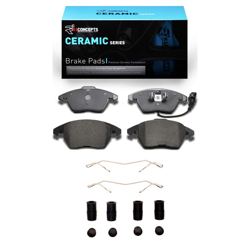 

R1 Concepts 2310-1107-01 - RNC2310-1107-01 - R1 05-18 Audi A3 Quattro Front Ceramic Brake Pads & Hardware Kit - Shipped in Europe - Tuningsupply.com
