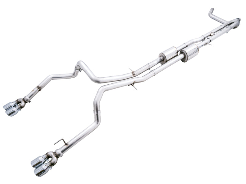 
  

AWE Tuning 3015-42203 - AWE3015-42203 - AWE Tuning 4th Gen GM 1500 6.2L 0FG Catback Split Rear Exit (w/ Bumper Cutouts) - Quad Chrome Tips - Shipped in Europe - Tuningsupply.com

