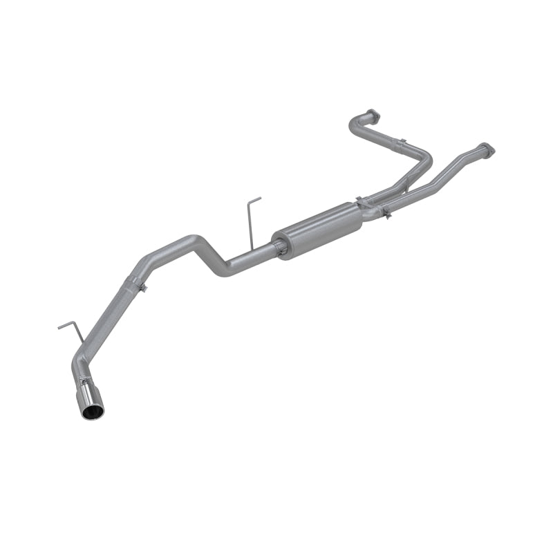 MBRP 2007-2009 Nissan Titan 5.6L EC/CC Cat Back Single Side-tuningsupply.com